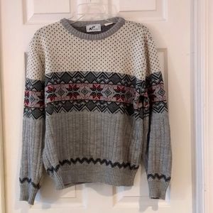 Vintage Fair Isle sweater size M